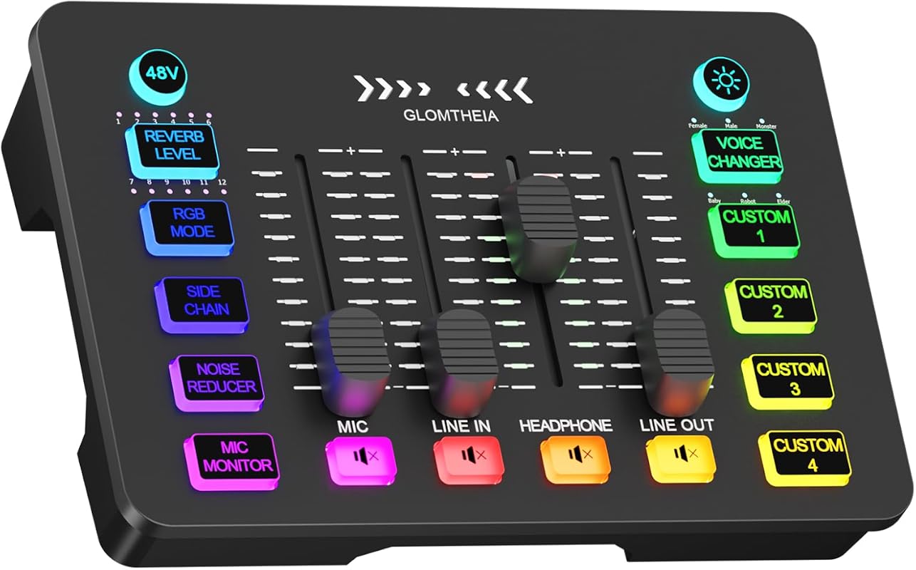 Gaming Sound Board Audio Interface