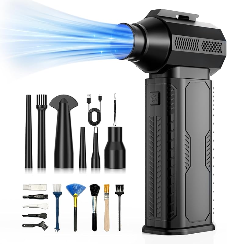 Ultra‑Powerful 130,000 RPM Cordless Air Duster – 8000 mAh Rechargeable