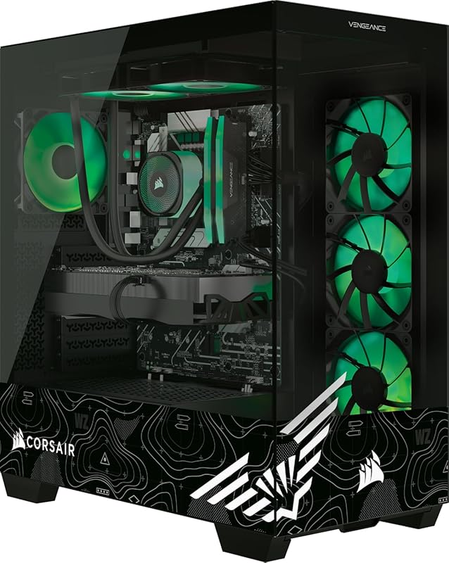 Corsair Vengeance a7500 Warzone Edition Gaming PC – Liquid‑cooled AMD