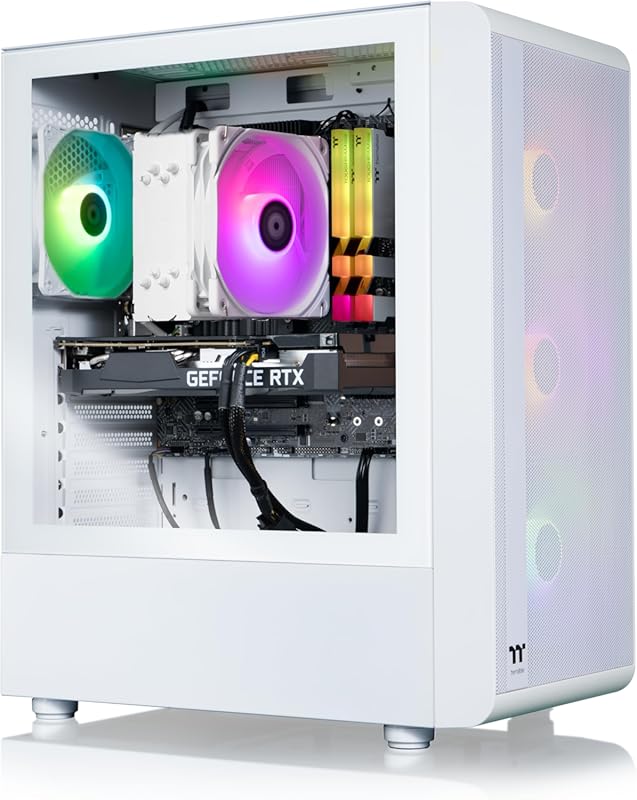 Thermaltake Quartz i1460 Gaming Desktop with i5-14400F, RTX 5060, 16GB