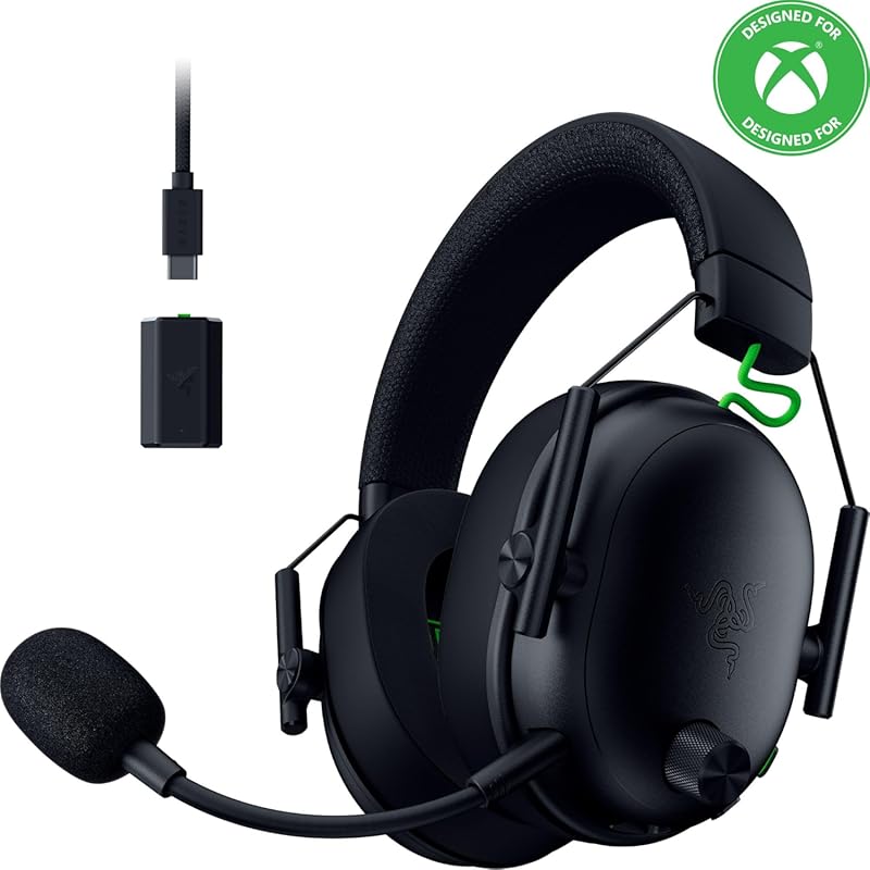 Razer BlackShark V3 Wireless Gaming Headset for Xbox – 50mm Drivers, S