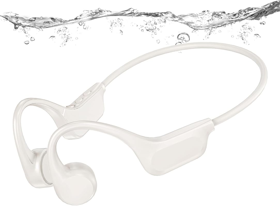 PSIER IP68 Waterproof Bone Conduction Headphones with Built‑in 32 GB M