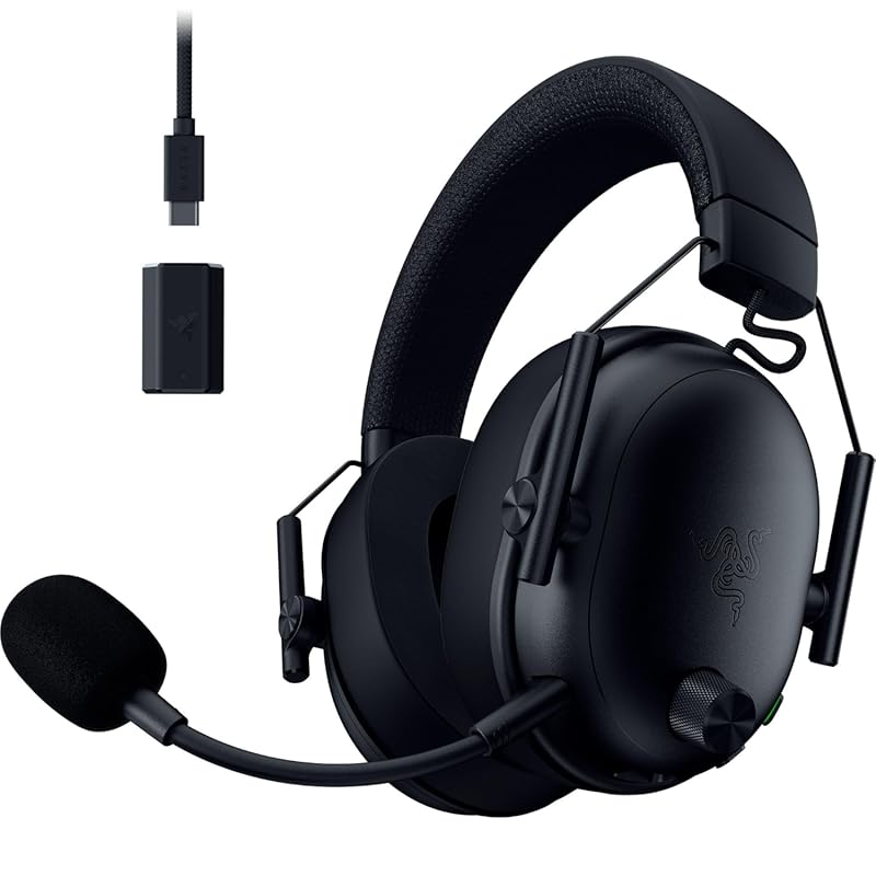 Razer BlackShark V3 Wireless Gaming Headset for PC, 50mm Drivers, Supe