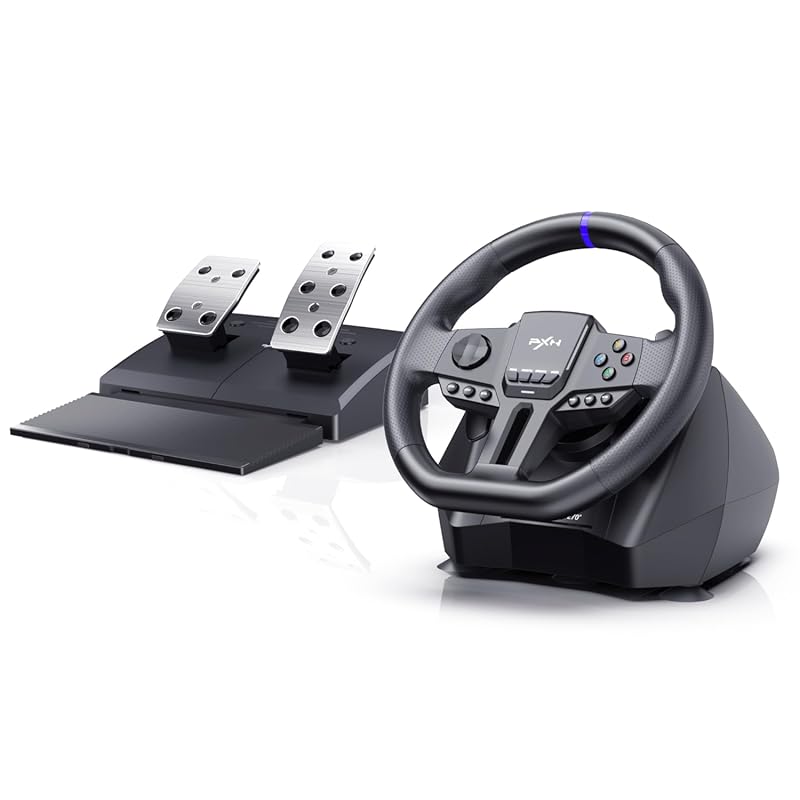 PXN V900 GEN2 270°/900° USB Gaming Steering Wheel with Paddle Shifters