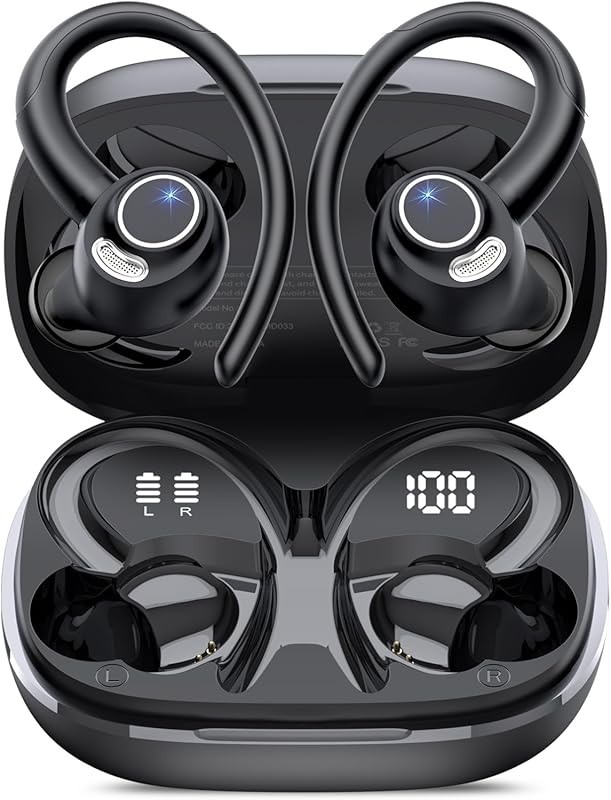 ENC Sport Earbuds Bluetooth 5.4 with ENC Noise‑Canceling Mic, 48‑Hour