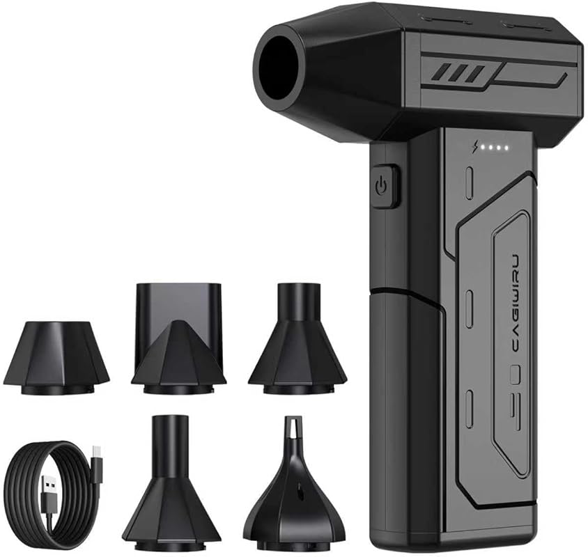 130,000 RPM Power Cordless Air Duster – Brushless Motor, 3‑Gear Adjust