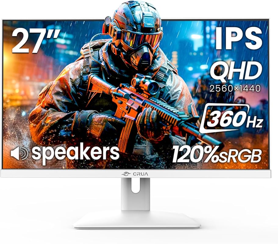 CRUA 27‑Inch 360 Hz Gaming Monitor