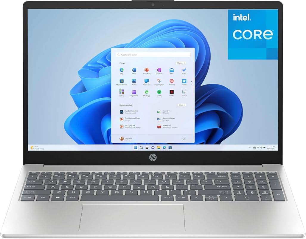 HP Pavilion 15.6" FHD Laptop, 8GB RAM, 256GB SSD, Intel N100, WiFi 6,