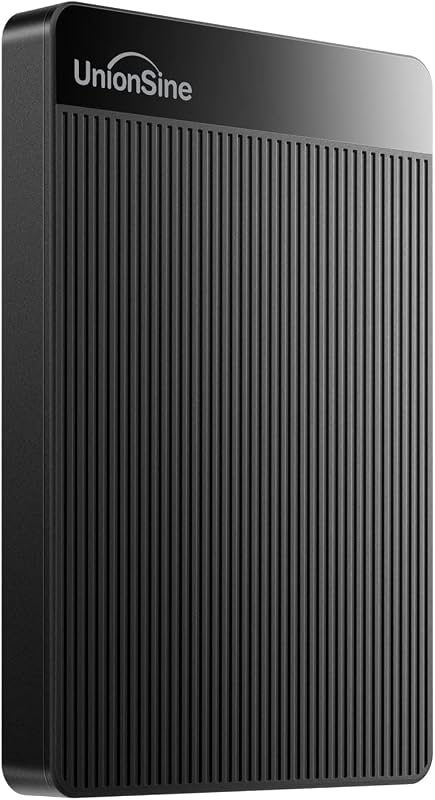 UnionSine 1TB Ultra Slim Portable External Hard Drive HDD, USB 3.0 for