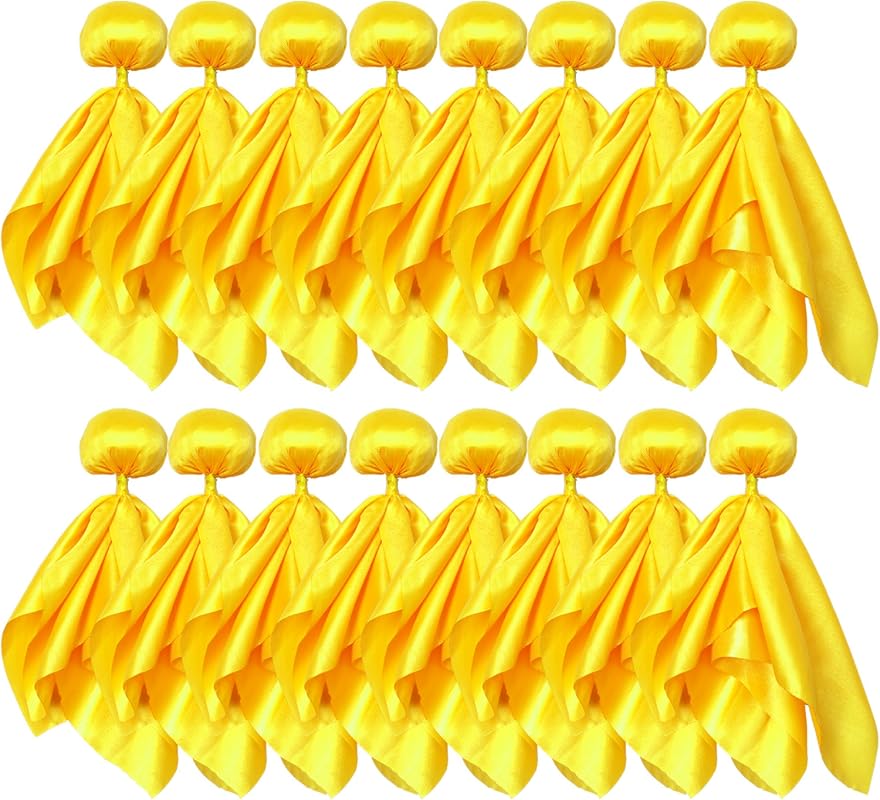 Ahuimeius 16‑Piece Yellow Penalty Flag Set – Referee Flags for Footbal