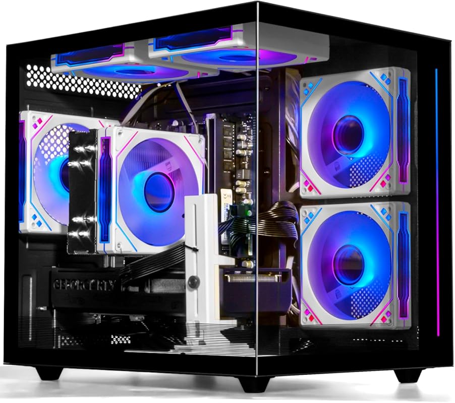 Gaming Desktop PC – Ryzen 7 5700X, NVIDIA RTX 5060, 16 GB DDR4, 1 TB N