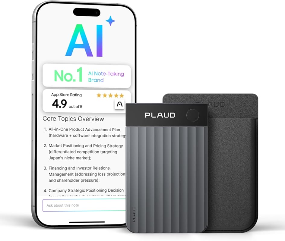 Plaud Note Pro – Ultra‑Slim AI Voice Recorder with Real‑Time Transcrip