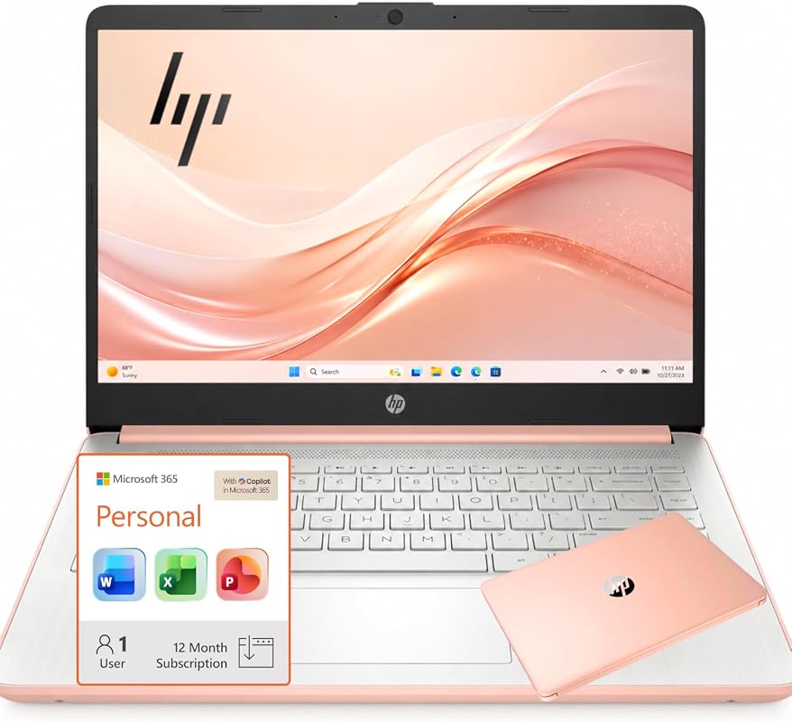 HP Business Laptop, 8GB RAM, 128GB SSD, Intel Processor, Office 365, R