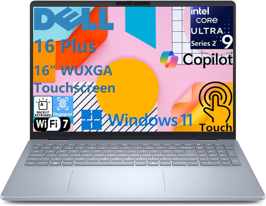 Dell 16 Plus Touchscreen Laptop Computer Intel Core Ultra 9 288V Copil