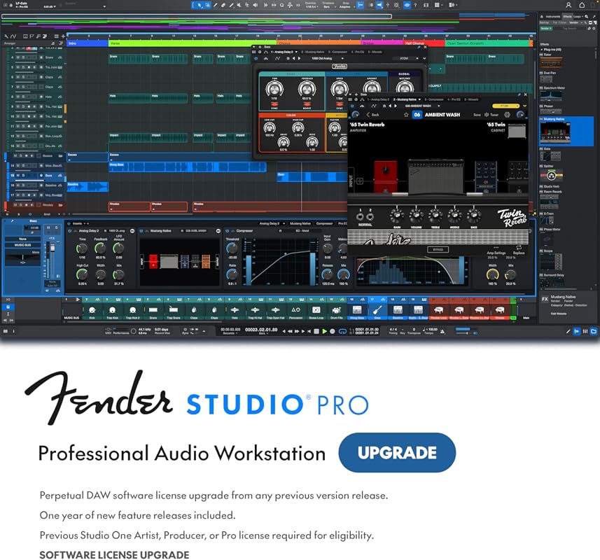 Fender Studio Pro 8 Perpetual License Upgrade