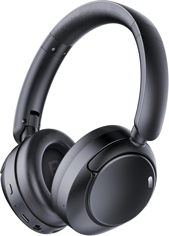 Hybrid Active Noise Cancelling Bluetooth 5.4 Over‑Ear Headphones