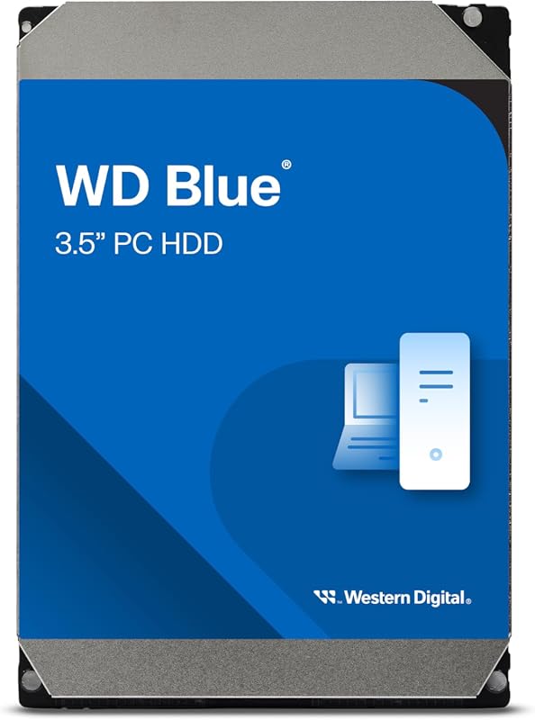 Western Digital 4TB WD Blue PC Internal Hard Drive HDD, 5400 RPM, SATA