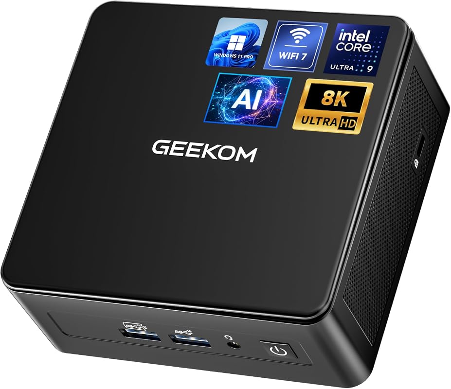 GEEKOM IT15 AI Mini PC Intel Ultra 9 285H 99 TOPS, 32GB DDR5, 1TB SSD,