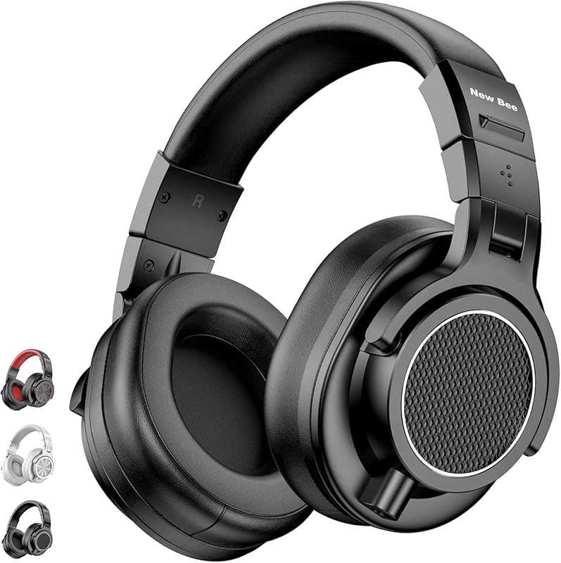 Bee Studio Wired Headphones – 50 mm Drivers, Ultra‑Light 210 g Design,