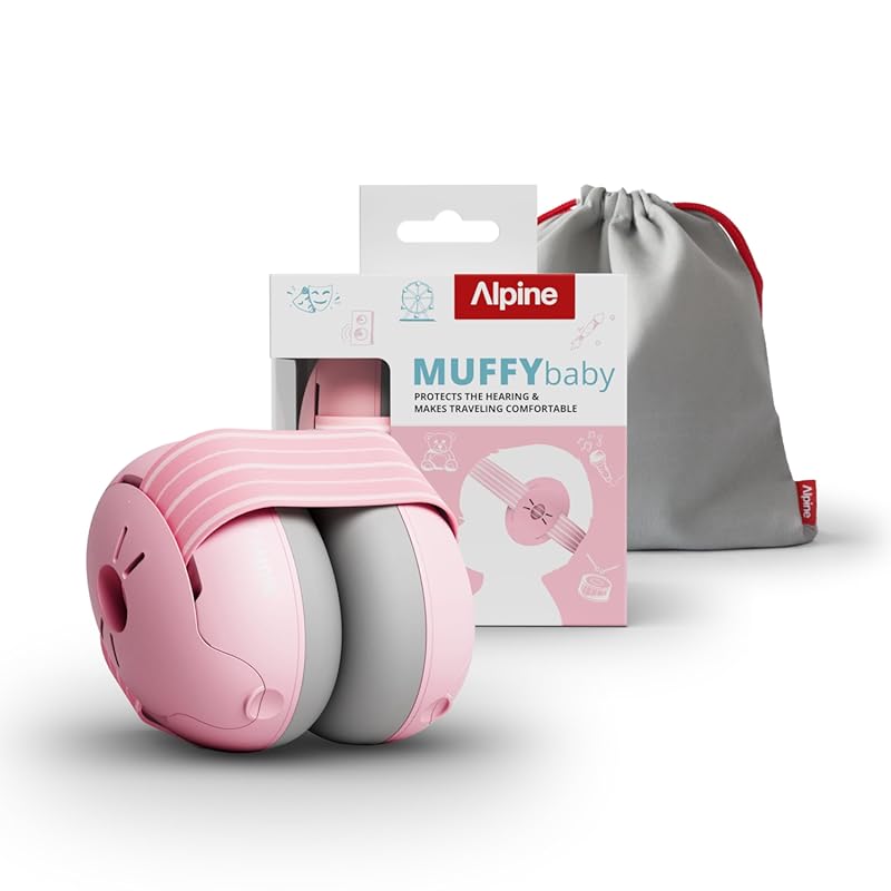 Alpine Muffy Baby Ear Protection Earmuffs – CE & ANSI Certified, 24 dB