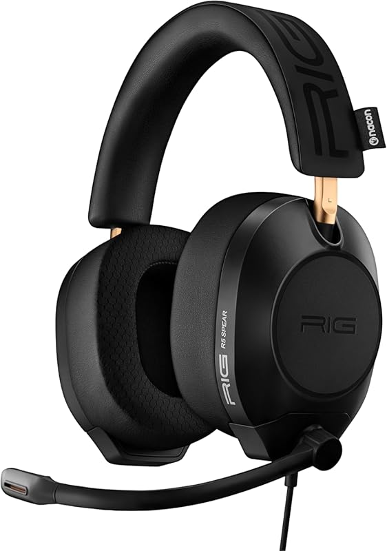 RIG R5 Spear MAX HD Wired Gaming Headset, 40mm GrapheneQ™ Drivers, USB