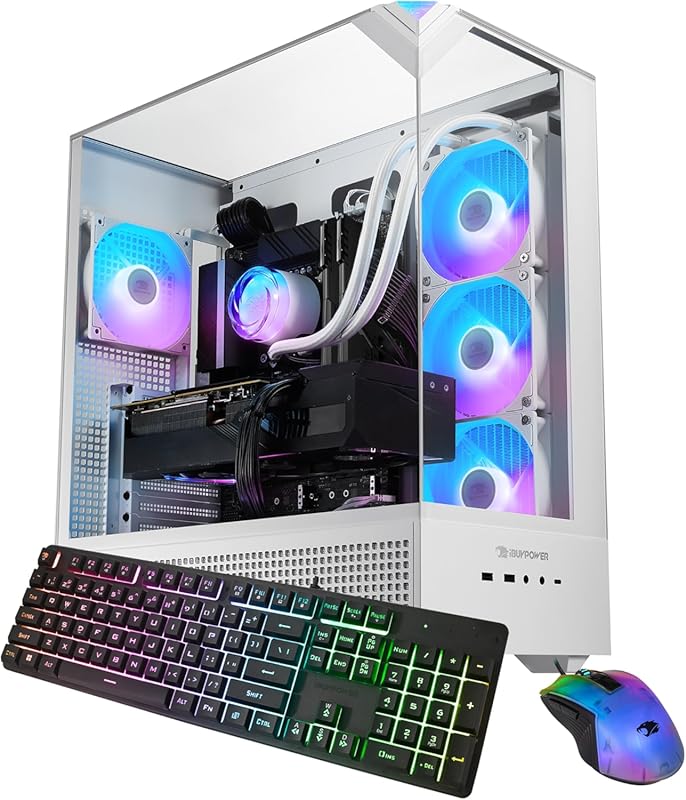 iBUYPOWER Element Gaming PC Desktop Computer AMD Ryzen 9 7900X CPU, NV