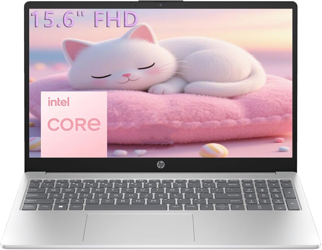 HP 15.6" FHD Laptop 2026 Copilot AI, 16GB RAM, 256GB SSD, Intel, 3.64 lbs