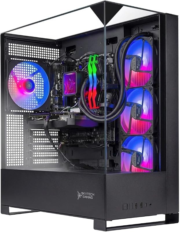Skytech Gaming Shadow 5 Desktop with Ryzen 7 9700X, RTX 5060 Ti 16GB, 
