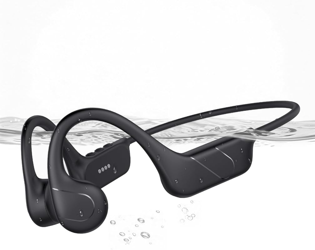 CXK IPX8 Waterproof Swimming Bone Conduction Headphones – Bluetooth 6.
