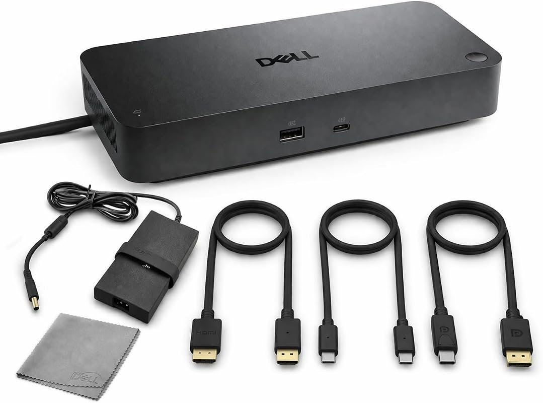 Dell Pro Thunderbolt 4 Dock Bundle with 130W Power, Multi-Display Supp