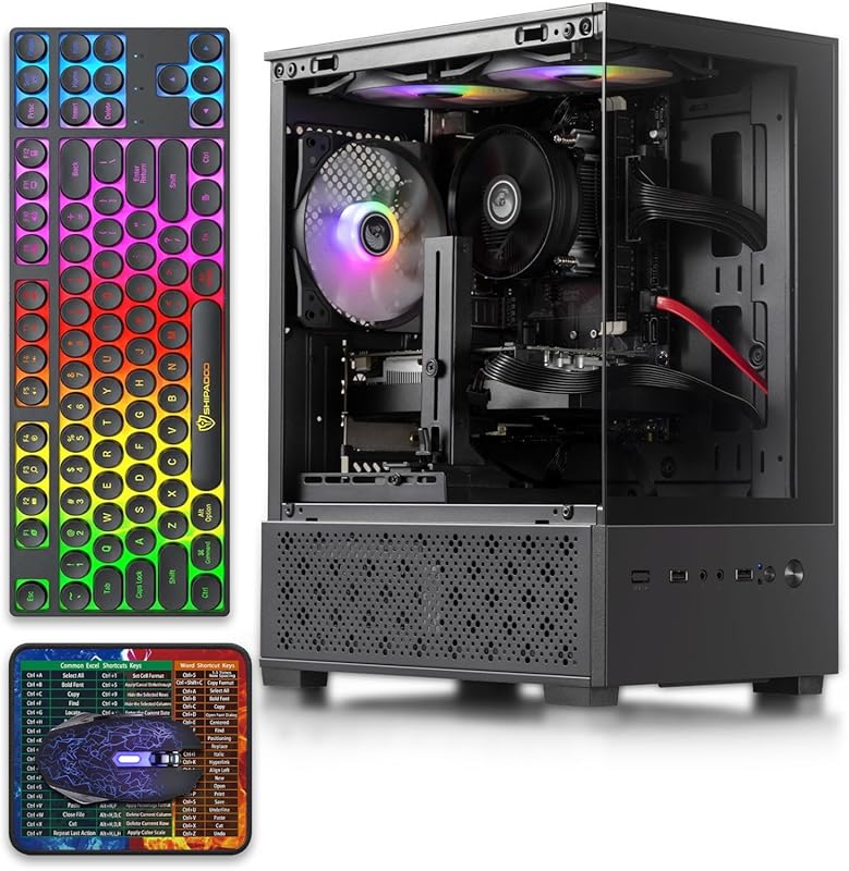 Prebuilt Gaming PC Desktop with Intel Core i5, R7-350 4GB GPU, 16GB RA