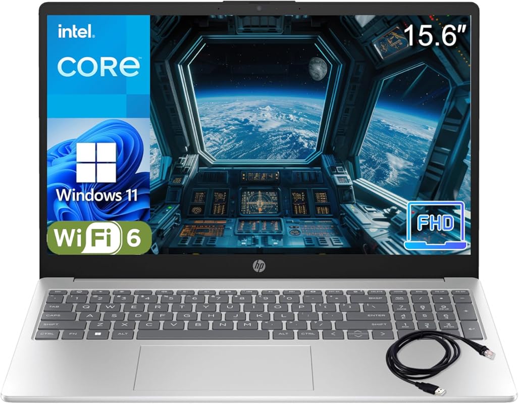 HP Pavilion 15" AI-Ready Laptop, Intel N100, 8GB RAM, 256GB SSD, FHD,