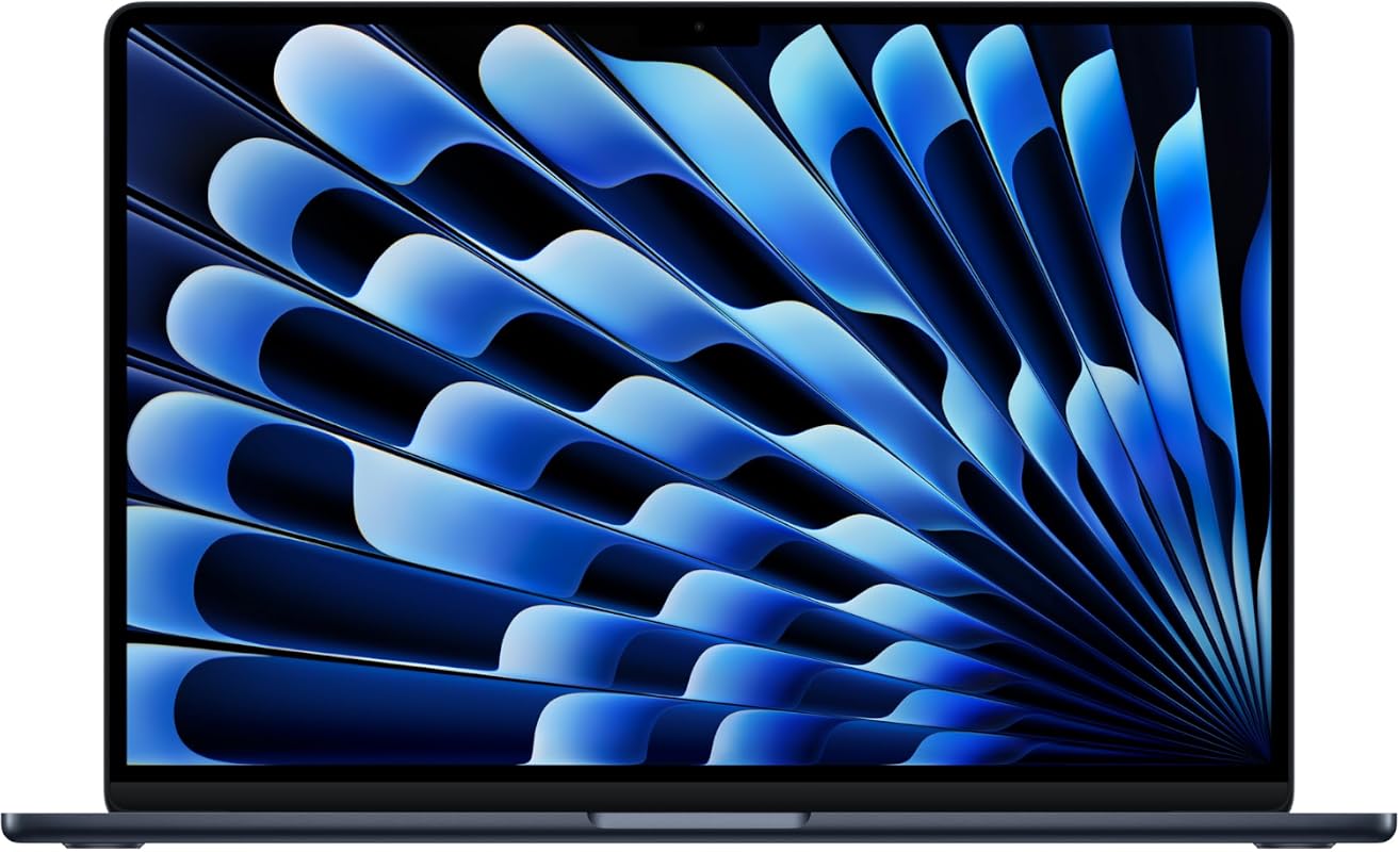 Apple MacBook Air 15-inch Laptop with M5 Chip, 32GB Unified Memory, 512GB SSD, Midnight
