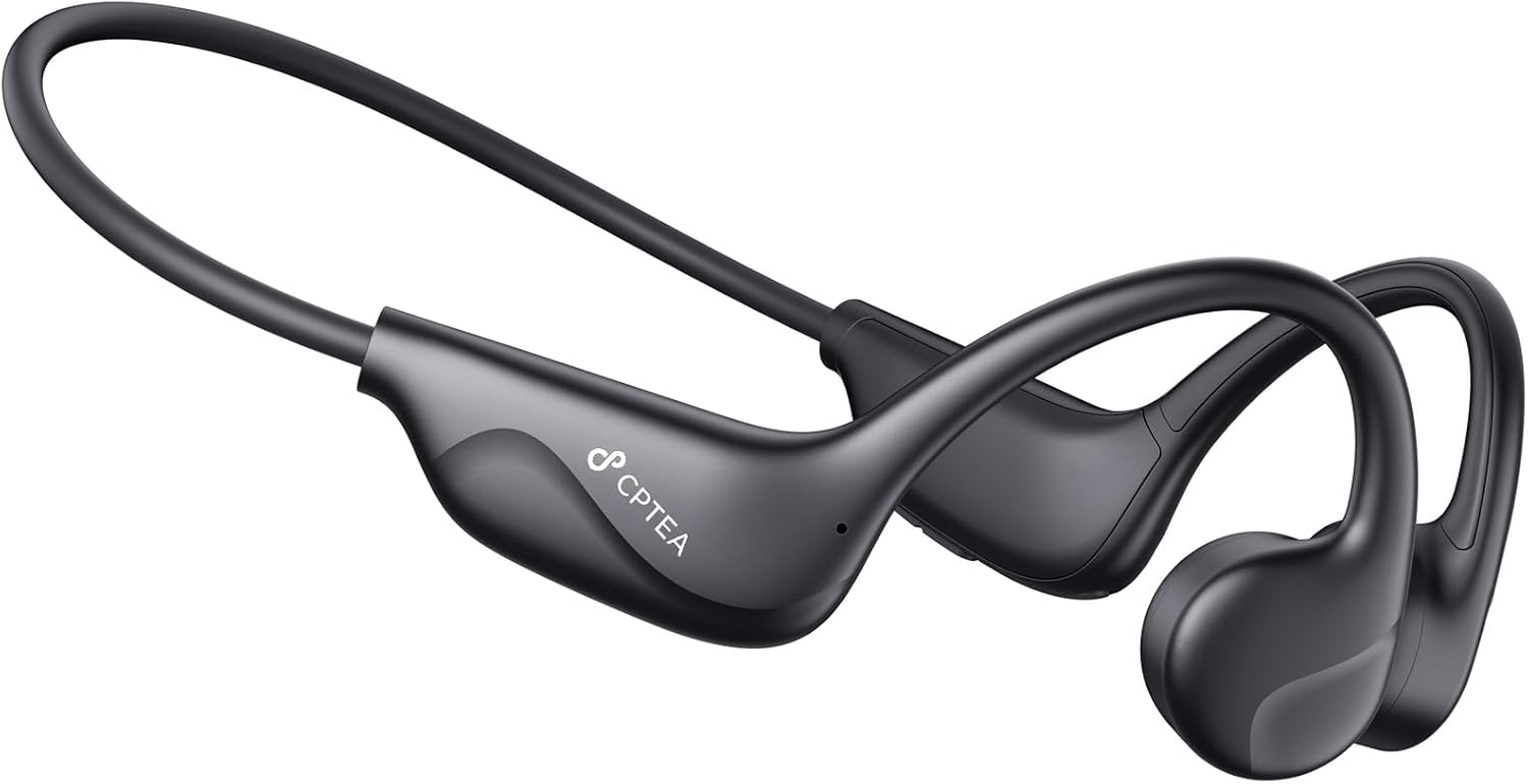 Bone Conduction Open‑Ear Wireless Headphones – Lightweight