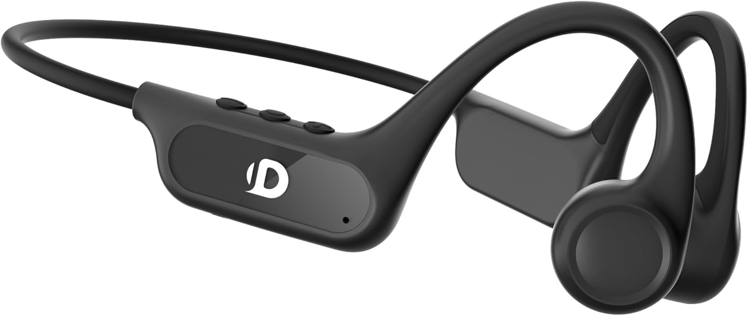 DEMICEA Open‑Ear Bone Conduction Running Headphones, Bluetooth 6.0, 12