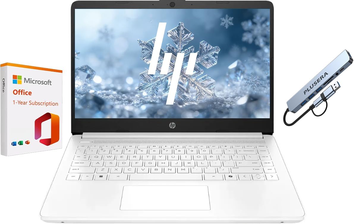HP 14 inch Business Laptop, 16GB RAM, 576GB Storage, Intel Dual-Core, 