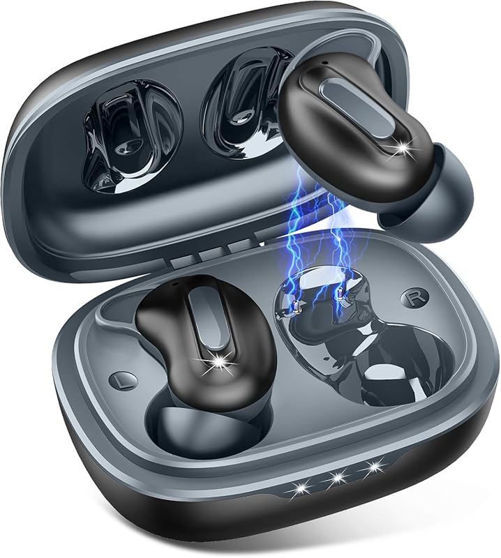 Sleep Earbuds Mini ANC Wireless Earbuds Bluetooth 5.4, Deep Bass, 48‑H