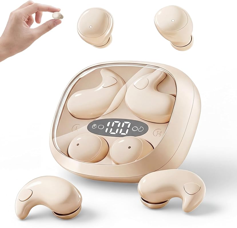 Side‑Sleeper Sleep Earbuds – 2‑in‑1 Mini Bluetooth, Noise‑Cancelling,