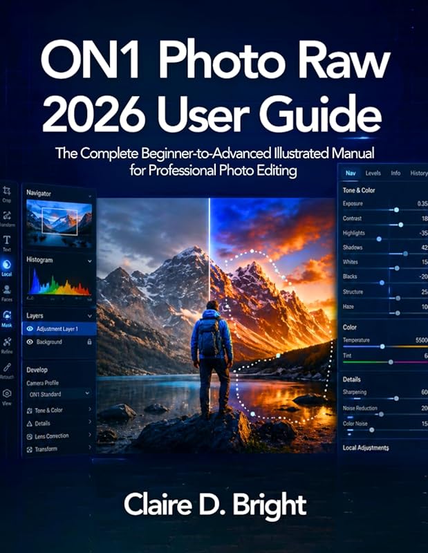 ON1 Photo RAW 2026 User Guide – Illustrated Beginner to Advanced Manua