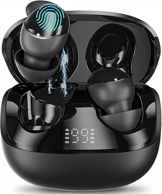 T33 Sleep Earbuds Bluetooth 6.0 – 98% ANC, Sleep Mode, 48h Playtime, C