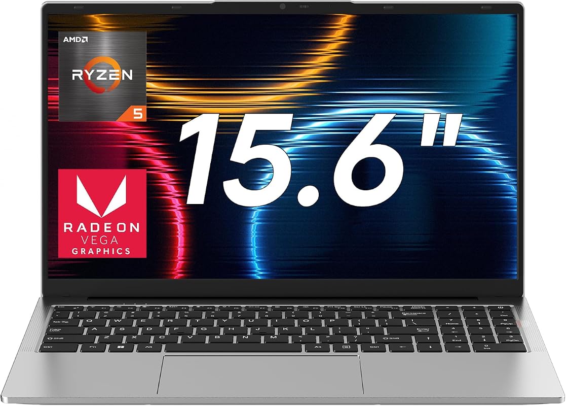 Jumper 2026 Gaming Laptop with Ryzen 7430U, 16GB DDR4, 1TB NVMe SSD, 1