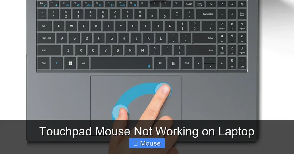 Touchpad Mouse Not Working on Laptop