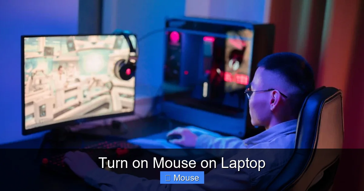 Turn on Mouse on Laptop