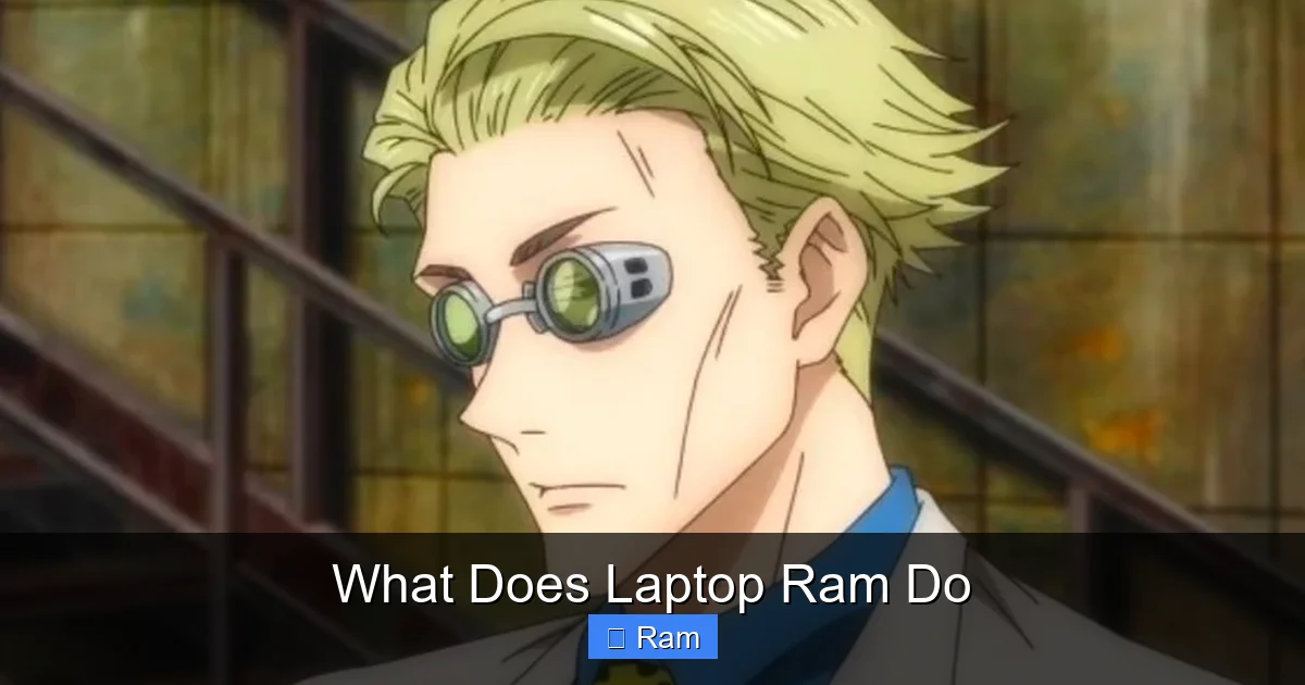 What Does Laptop Ram Do