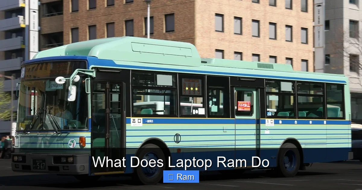 What Does Laptop Ram Do