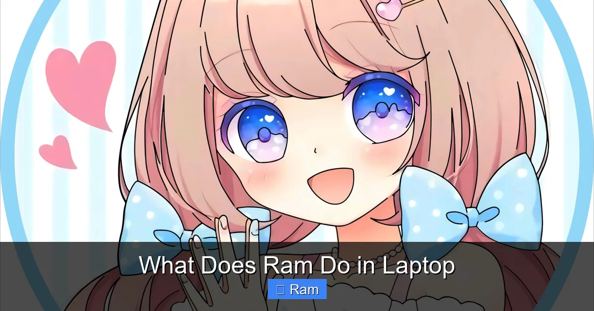 What Does Ram Do in Laptop