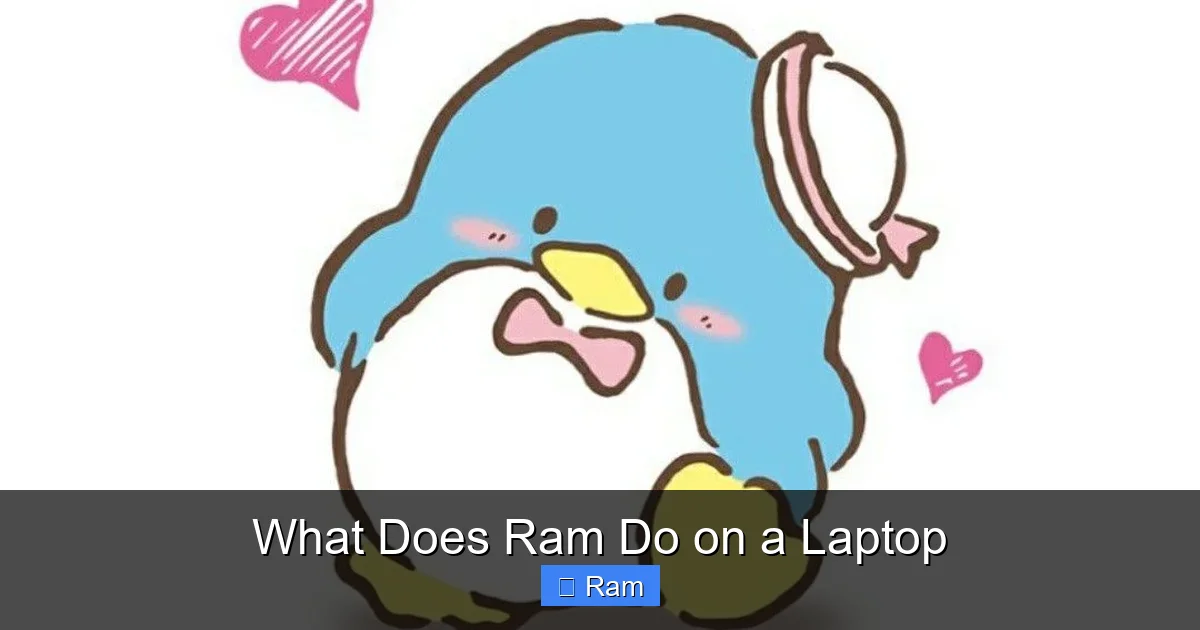 What Does Ram Do on a Laptop