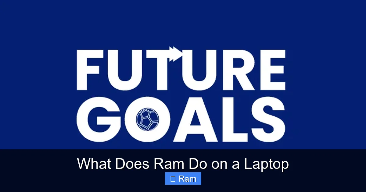 What Does Ram Do on a Laptop