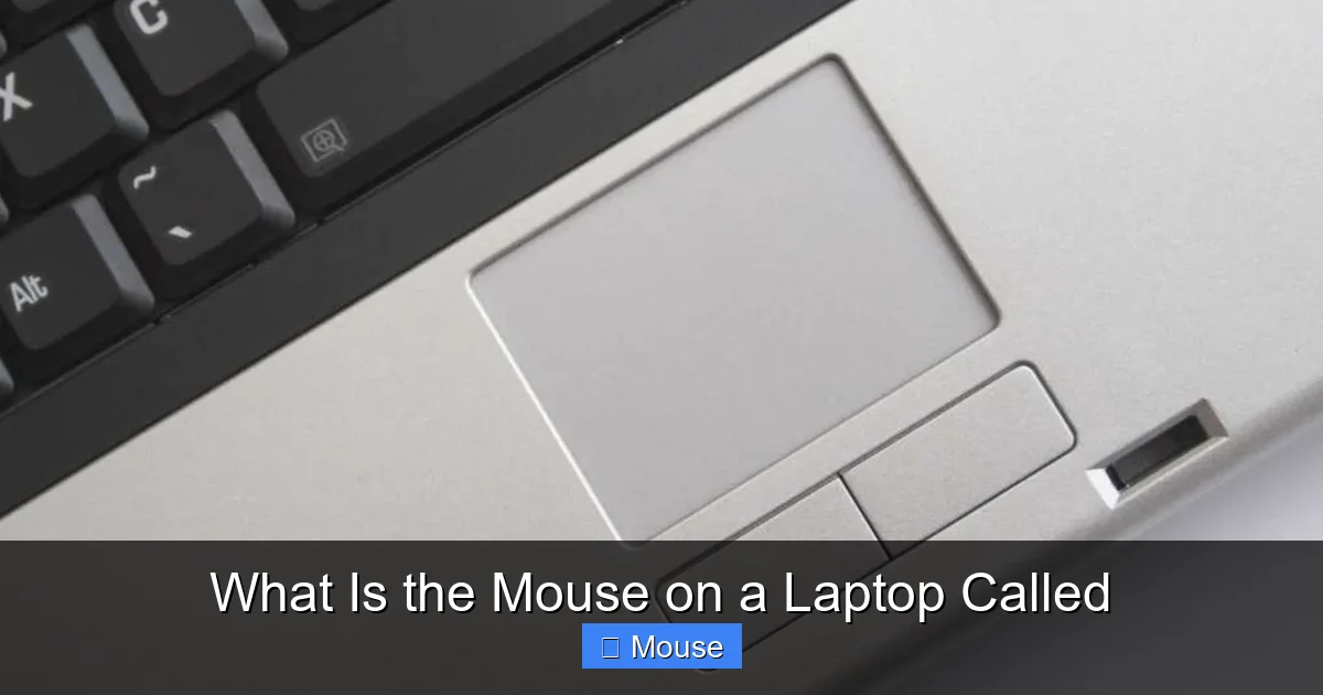 What Is the Mouse on a Laptop Called