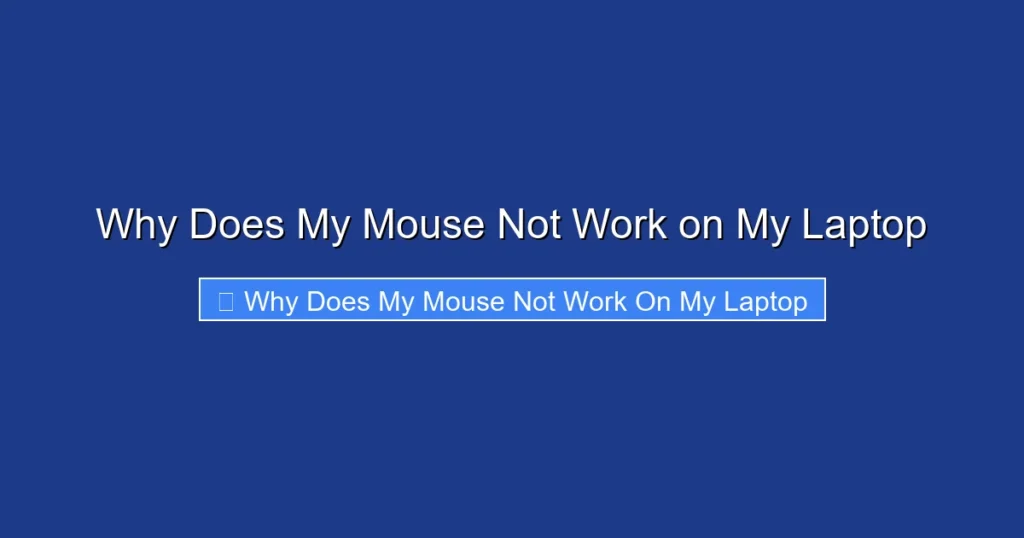 Why Does My Mouse Not Work on My Laptop